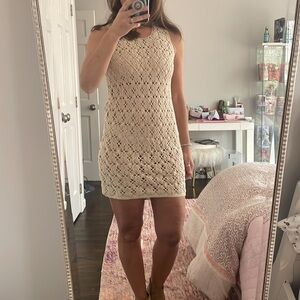 Lutz and Patmos Macrame Mini Dress